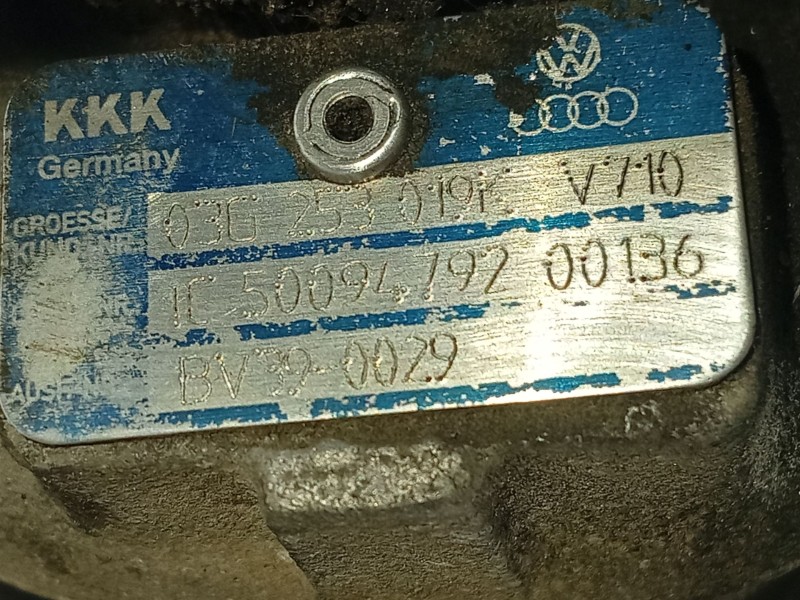 Recambio de turbocompresor para audi a3 (8p1) 1.9 tdi referencia OEM IAM 03L253016T  