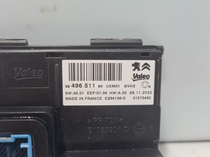 Recambio de modulo electronico para fiat doblo furgoneta/monovolumen (510_, 511_) bluehdi 100 referencia OEM IAM 9849651180  