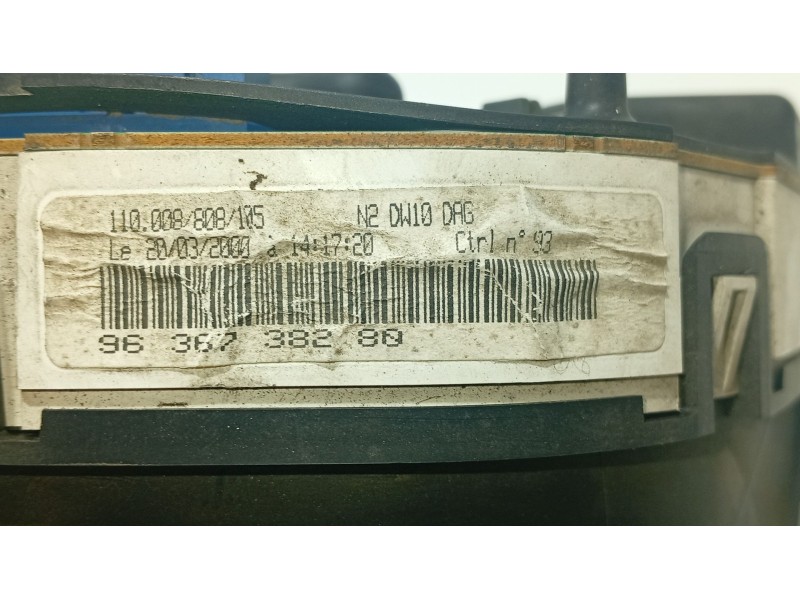 Recambio de cuadro instrumentos para peugeot 306 berlina 3/4/5 puertas (s2) referencia OEM IAM 9636738280  