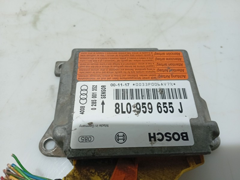 Recambio de centralita airbag para audi a3 (8l1) 1.8 referencia OEM IAM 8L0959655J 0285001352 