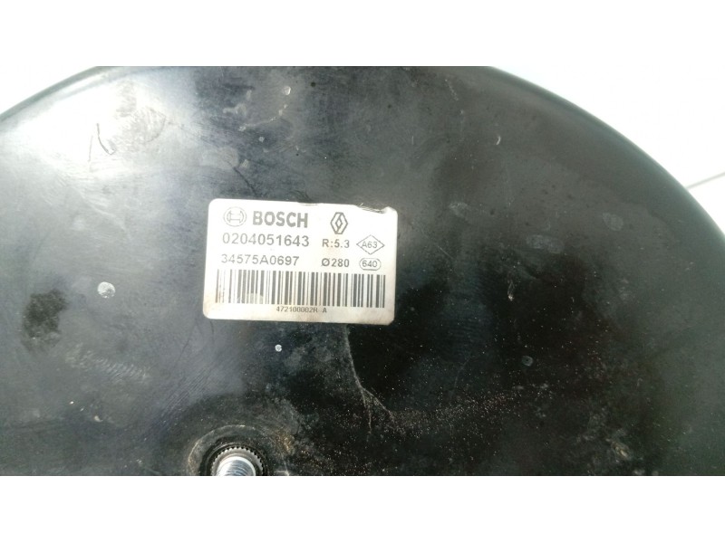 Recambio de servofreno para renault laguna iii 2.0 dci diesel cat referencia OEM IAM 0204051643 34575A0697 
