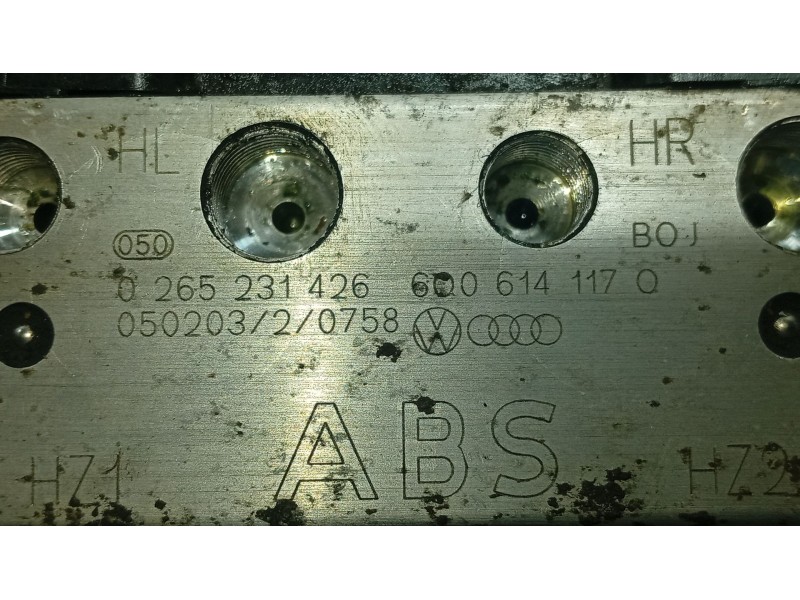 Recambio de abs para skoda fabia i (6y2) 1.9 sdi referencia OEM IAM 6Q0614117Q  0265231426