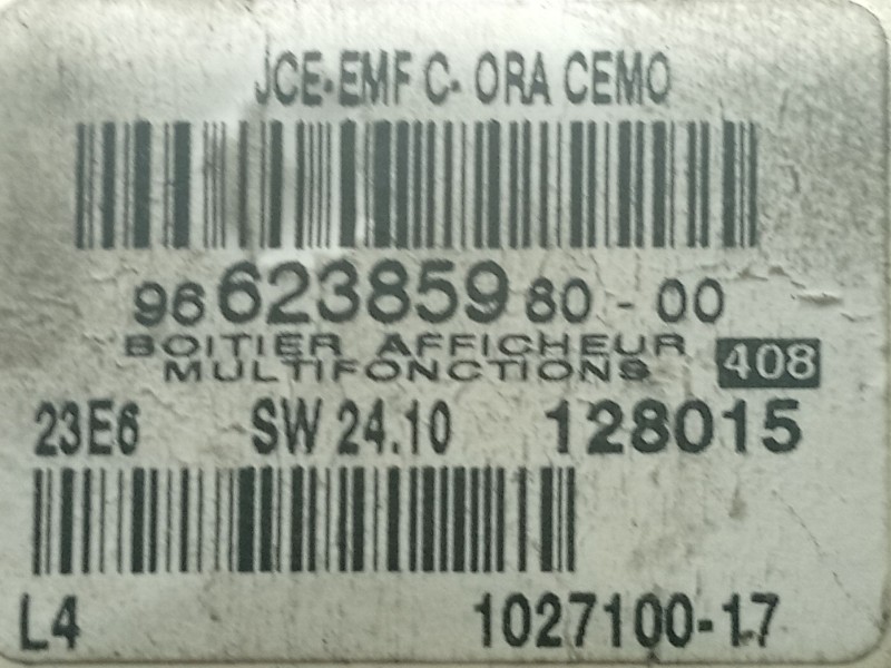 Recambio de modulo electronico para peugeot 207/207+ (wa_, wc_) 1.6 hdi referencia OEM IAM 96623859  
