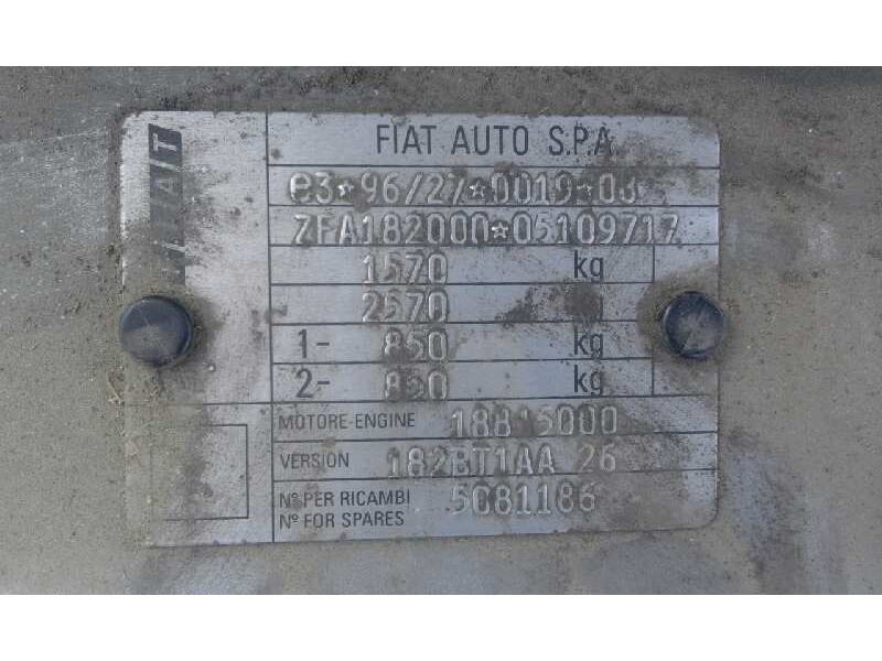fiat brava (182) 16v 80 sx   |   08.00 - ... | 2000 | 80 cv / 59 kw del año 2000