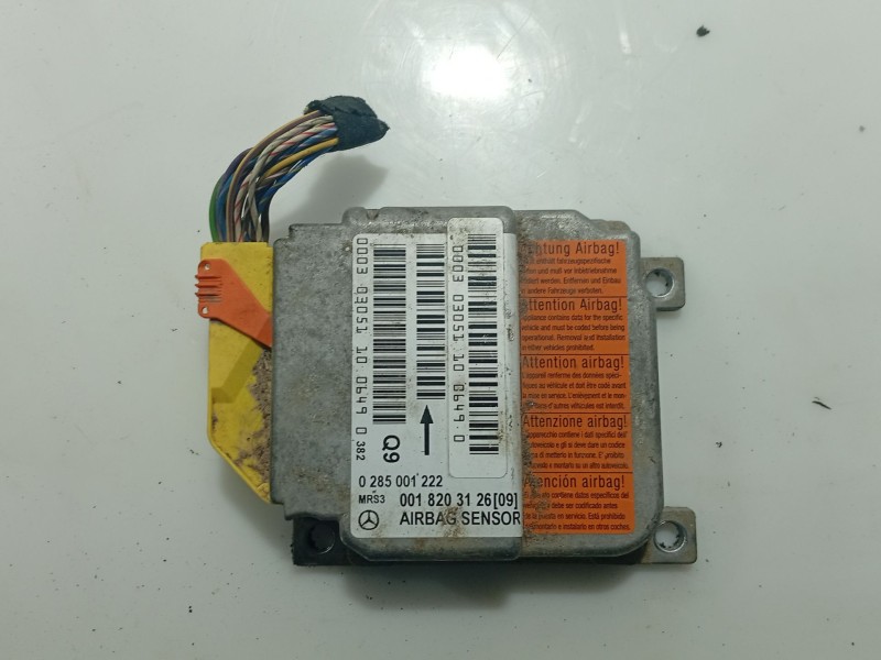 Recambio de centralita airbag para mercedes-benz clase a (w168) 1.4 cat referencia OEM IAM 0285001222  