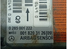 Recambio de centralita airbag para mercedes-benz clase a (w168) 1.4 cat referencia OEM IAM 0285001222   2
