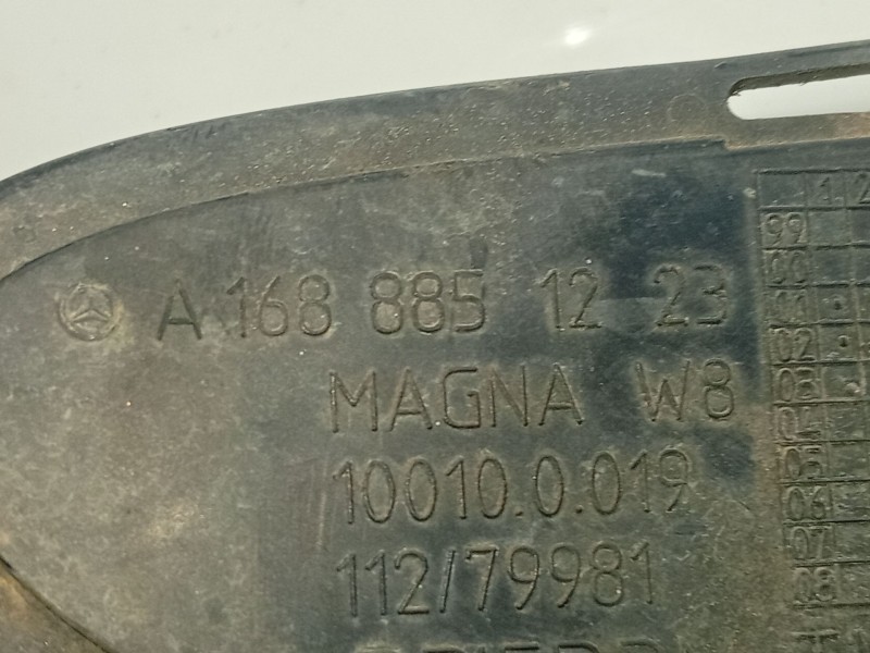 Recambio de moldura para mercedes-benz clase a (w168) 1.4 cat referencia OEM IAM A1688851223  