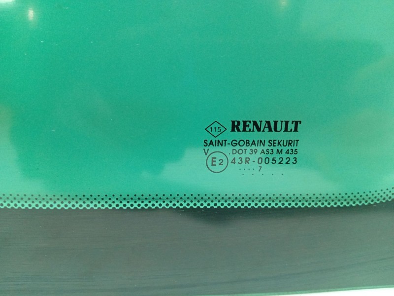 Recambio de luna custodia trasera derecha para renault clio iii referencia OEM IAM   