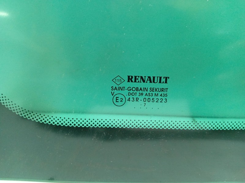 Recambio de luna custodia trasera izquierda para renault clio iii referencia OEM IAM   