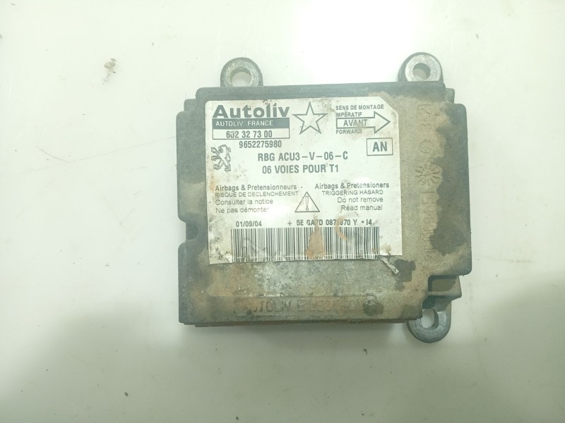 Recambio de centralita airbag para peugeot 206 berlina referencia OEM IAM 9652275980  602327300