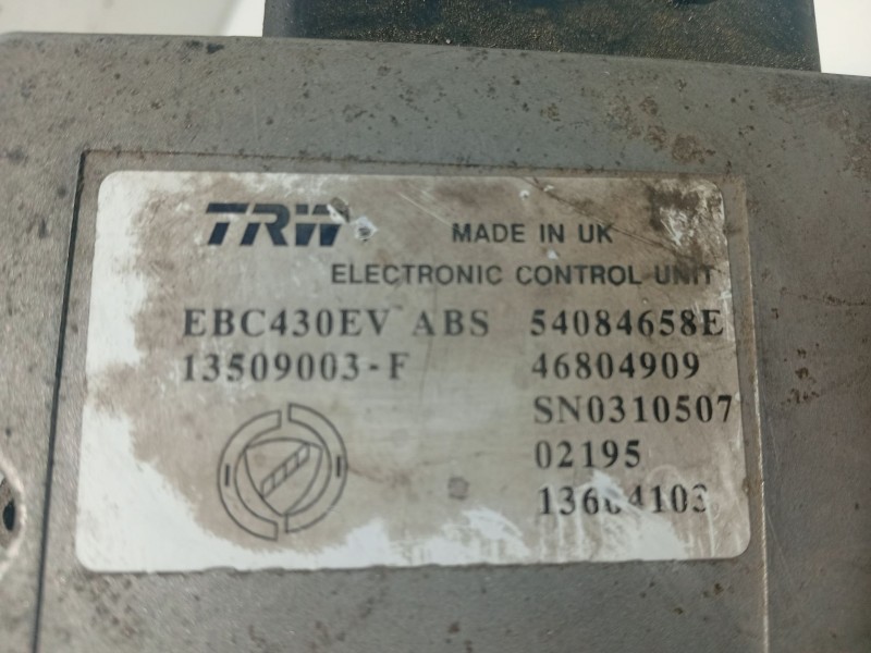 Recambio de abs para lancia lybra berlina referencia OEM IAM 13509003F 54084658E 