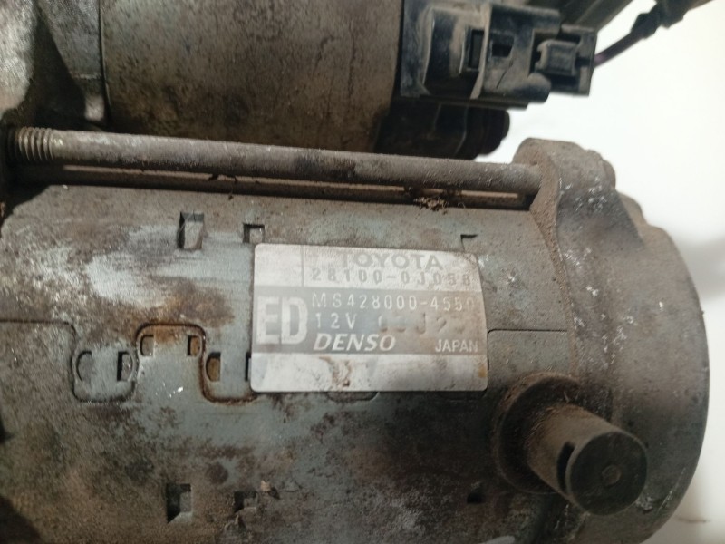 Recambio de motor arranque para toyota yaris (ksp9/scp9/nlp9) referencia OEM IAM   