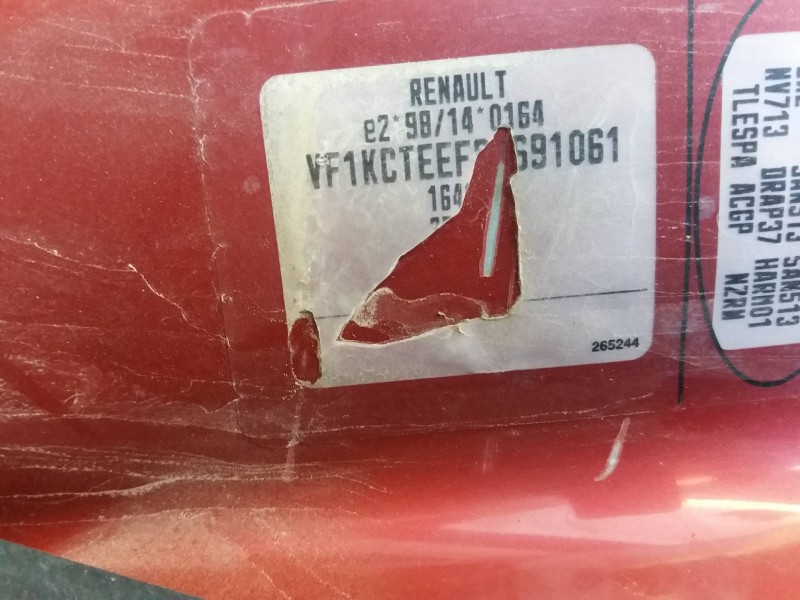 renault kangoo (f/kc0) 1.5 dci diesel   |   0.03 - ... | 2003 | 68 cv / 50 kw del año 2003