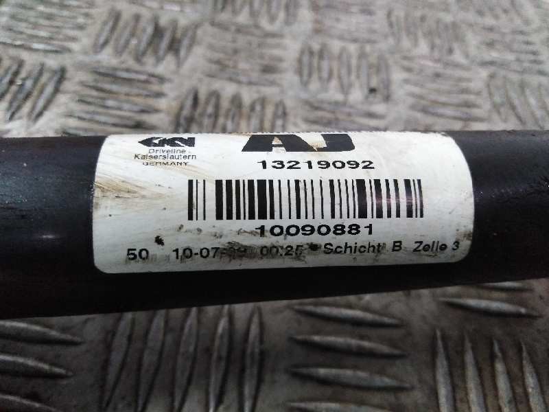 Recambio de transmision delantera derecha para opel insignia berlina cosmo   |   07.08 - 12.11 | 2008 - 2011 | 160 cv / 118 kw r