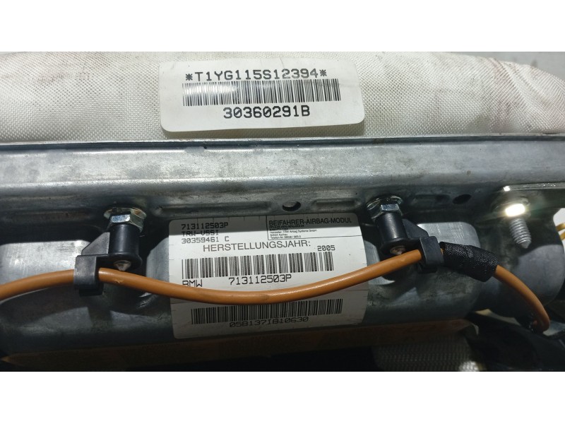 Recambio de airbag delantero derecho para bmw x5 (e53) 3.0 d referencia OEM IAM 72127131125  