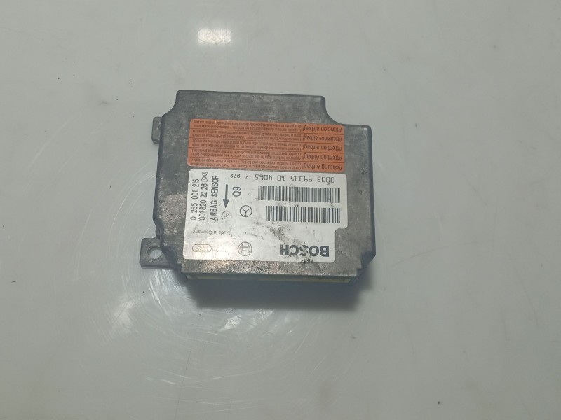 Recambio de centralita airbag para mercedes-benz clase e (w210) berlina diesel referencia OEM IAM 0018202226  0285001215