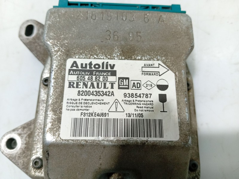 Recambio de centralita airbag para nissan primastar autobús (x83) dci 100 referencia OEM IAM   