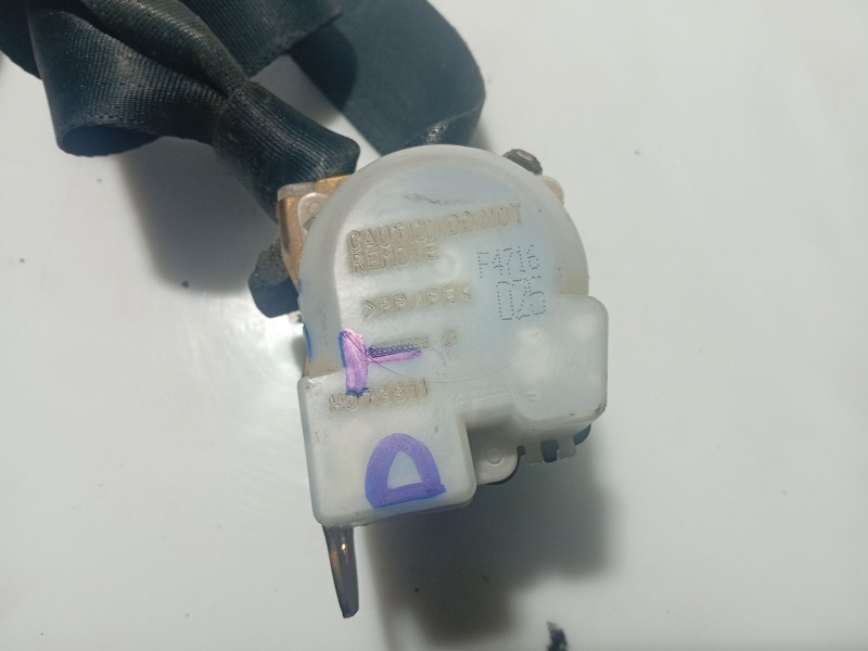 Recambio de cinturon seguridad trasero derecho para toyota corolla verso (zer_, zze12_, r1_) 2.0 d-4d (cur10_) referencia OEM IA