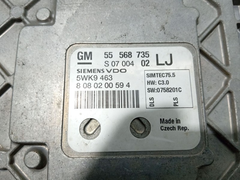 Recambio de centralita motor uce para opel astra h (a04) 1.6 (l48) referencia OEM IAM   