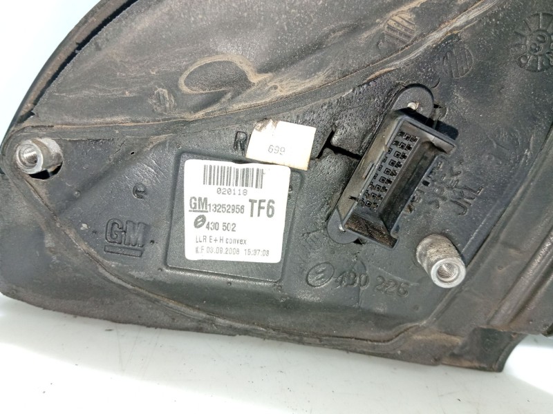 Recambio de espejo retrovisor derecho para opel astra h (a04) 1.6 (l48) referencia OEM IAM   