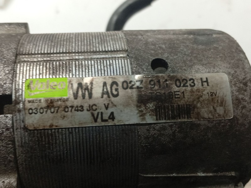 Recambio de motor arranque para skoda fabia ii (542) 1.4 tdi referencia OEM IAM 02Z911023FV  