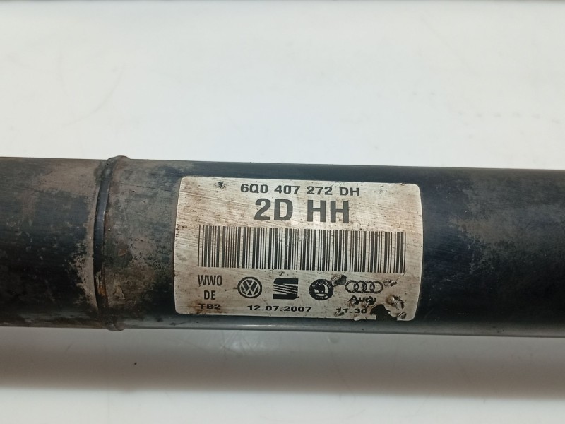 Recambio de transmision delantera derecha para skoda fabia ii (542) 1.4 tdi referencia OEM IAM 6Q0407272DH  