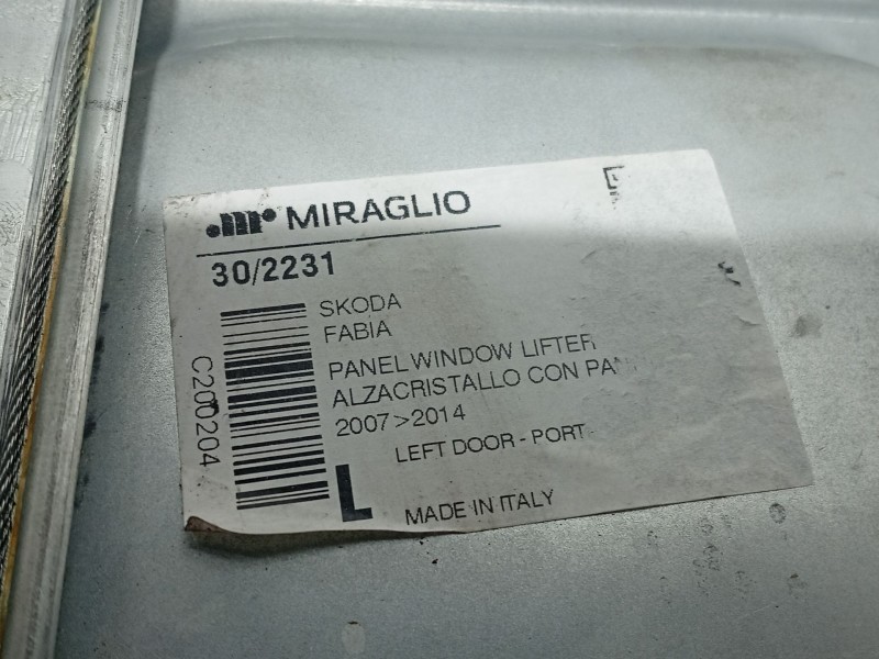 Recambio de elevalunas delantero izquierdo para skoda fabia ii (542) 1.4 tdi referencia OEM IAM 5J4837461  