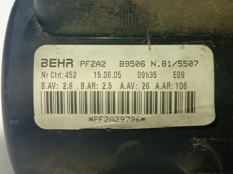 Recambio de ventilador calefaccion para citroën c4 berlina referencia OEM IAM PF2A29796  