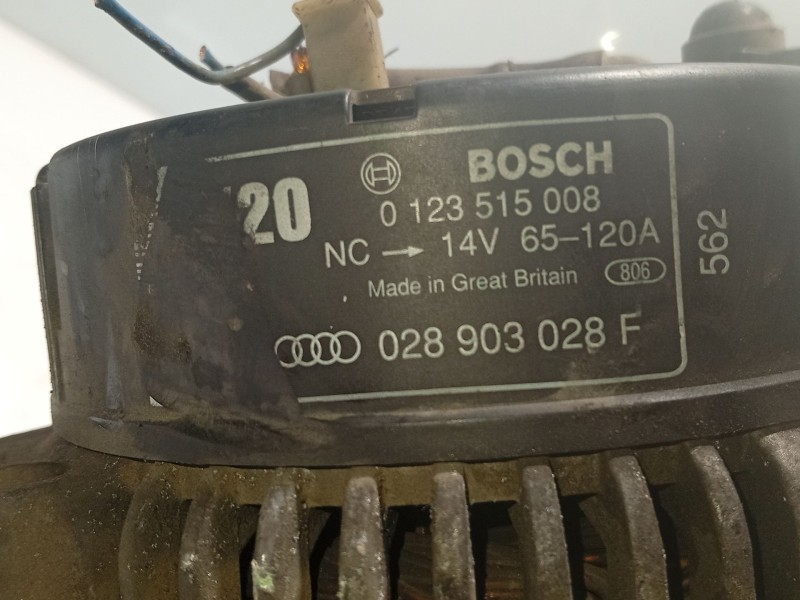 Recambio de alternador para audi a4 b5 (8d2) 1.8 referencia OEM IAM 028903028F 028903018EV 0123515008