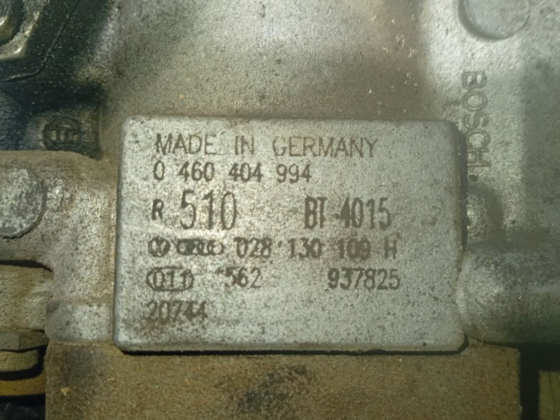 Recambio de bomba inyeccion para audi a4 b5 (8d2) 1.8 referencia OEM IAM 0460404994 028130115MV 028130109H
