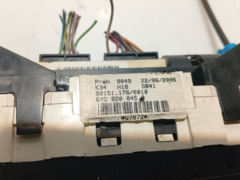 Recambio de mando calefaccion / aire acondicionado para skoda fabia i (6y2) 1.2 referencia OEM IAM   