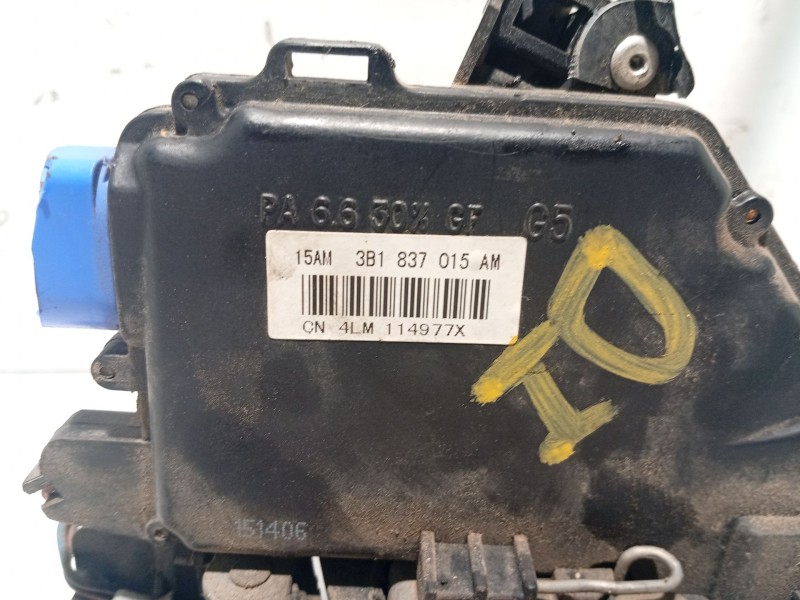Recambio de cerradura puerta delantera izquierda para skoda fabia i (6y2) 1.2 referencia OEM IAM 6X1837013G  