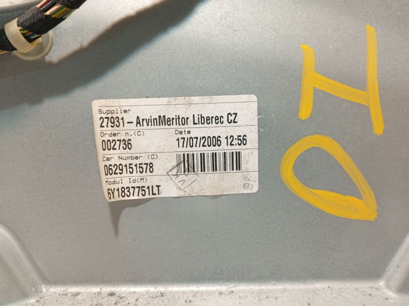 Recambio de elevalunas delantero izquierdo para skoda fabia i (6y2) 1.2 referencia OEM IAM 6Y0837655  