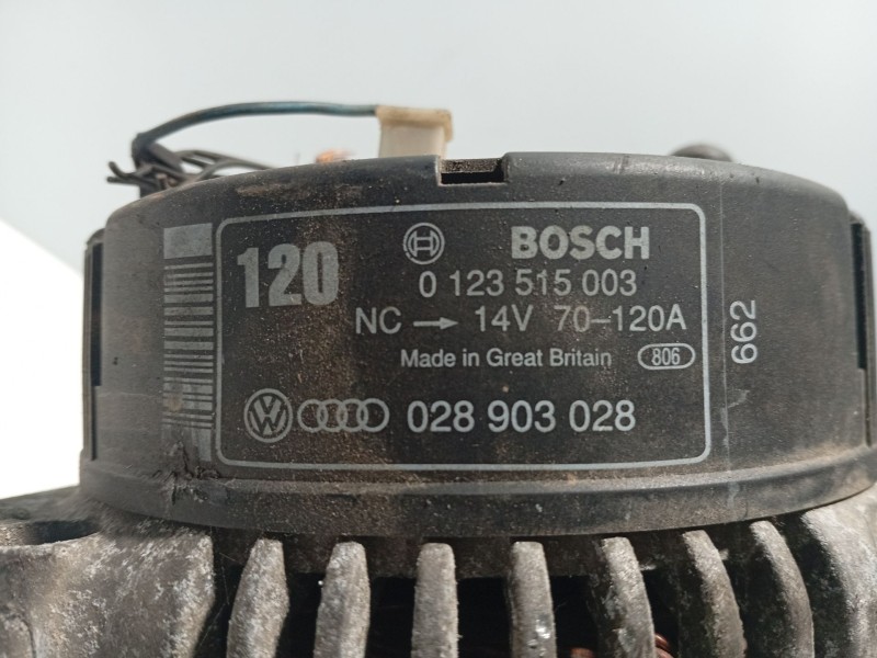 Recambio de alternador para audi a4 b5 (8d2) 1.9 tdi referencia OEM IAM 028903028  0123515003