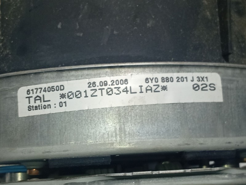 Recambio de airbag delantero izquierdo para skoda fabia i (6y2) 1.2 referencia OEM IAM 6Y0880201CMWD  