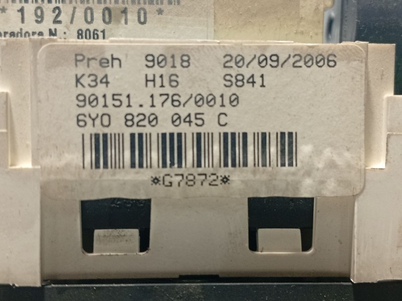 Recambio de mando calefaccion / aire acondicionado para skoda fabia i (6y2) 1.2 referencia OEM IAM   