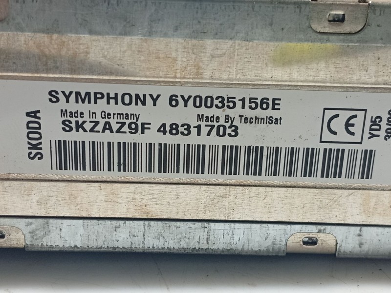 Recambio de sistema audio / radio cd para skoda fabia i (6y2) 1.2 referencia OEM IAM   