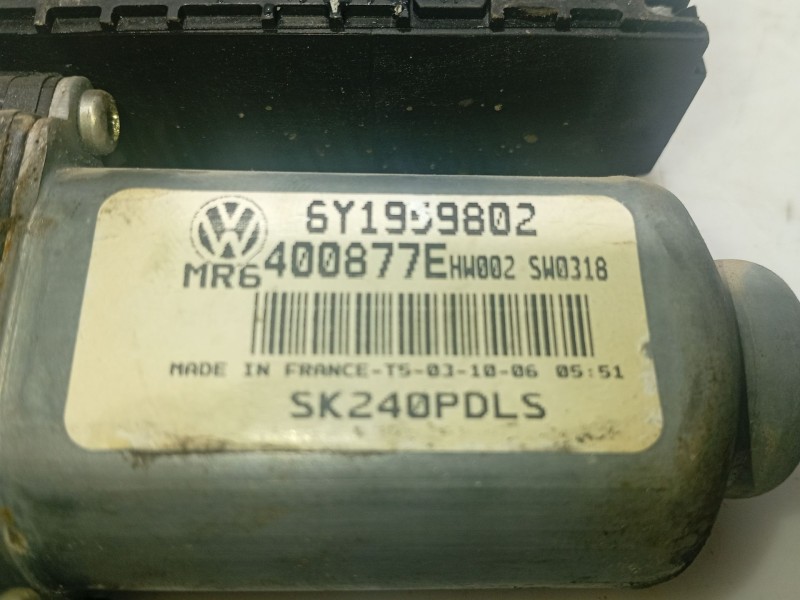 Recambio de motor elevalunas delantero derecho para skoda fabia i (6y2) 1.2 referencia OEM IAM   