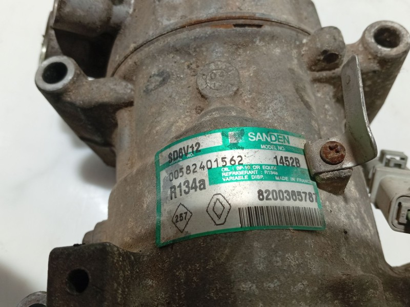 Recambio de compresor aire acondicionado para renault modus referencia OEM IAM   