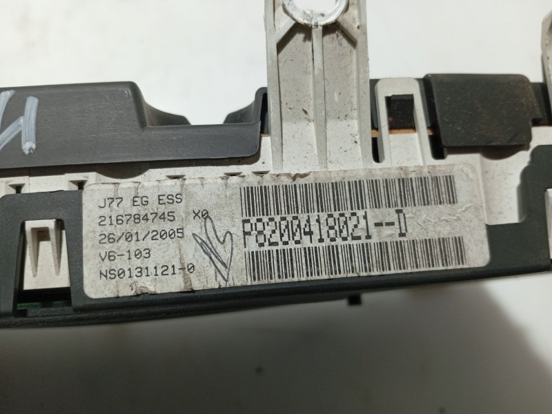 Recambio de cuadro instrumentos para renault modus referencia OEM IAM   