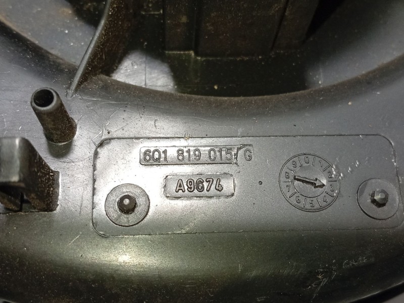 Recambio de ventilador calefaccion para skoda fabia i (6y2) 1.2 referencia OEM IAM 6Q1820015H  