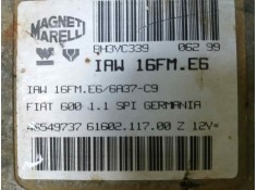 Recambio de centralita motor uce para fiat seicento (187) 1.1   |   0.98 - ... | 1998 | 54 cv / 40 kw referencia OEM IAM BH3VC33 2