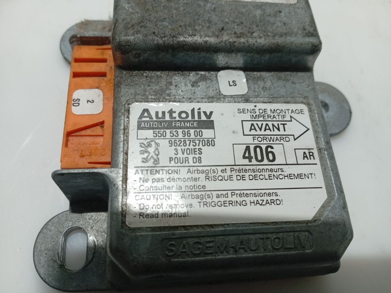 Recambio de centralita airbag para peugeot 406 (8b) 2.0 16v referencia OEM IAM   