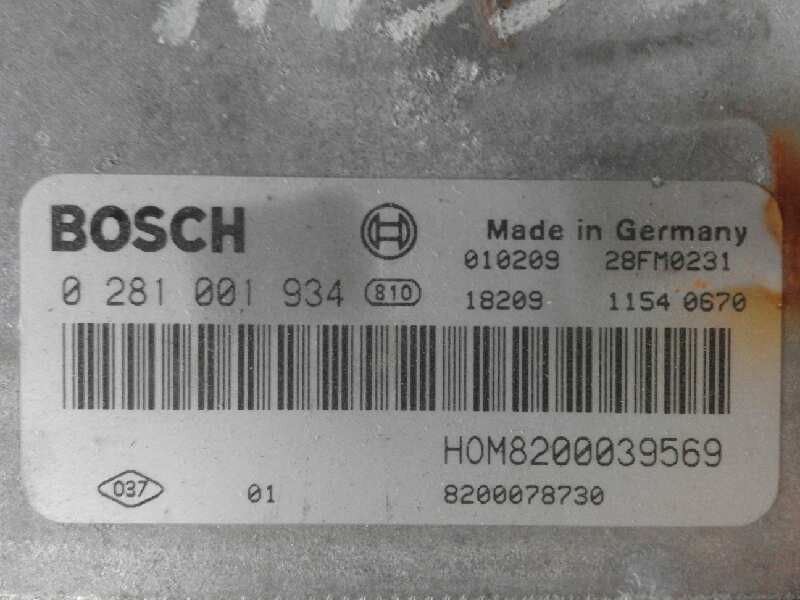 Recambio de centralita motor uce para renault scenic (ja..) 1.9 dci expression   |   03.01 - 12.03 | 2001 - 2003 | 102 cv / 75 k