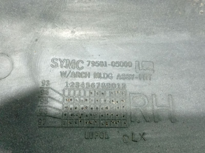 Recambio de moldura para ssangyong musso (fj) 2.9 td referencia OEM IAM   