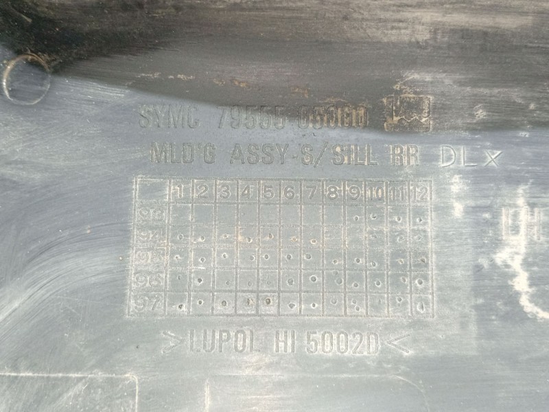 Recambio de moldura para ssangyong musso (fj) 2.9 td referencia OEM IAM   