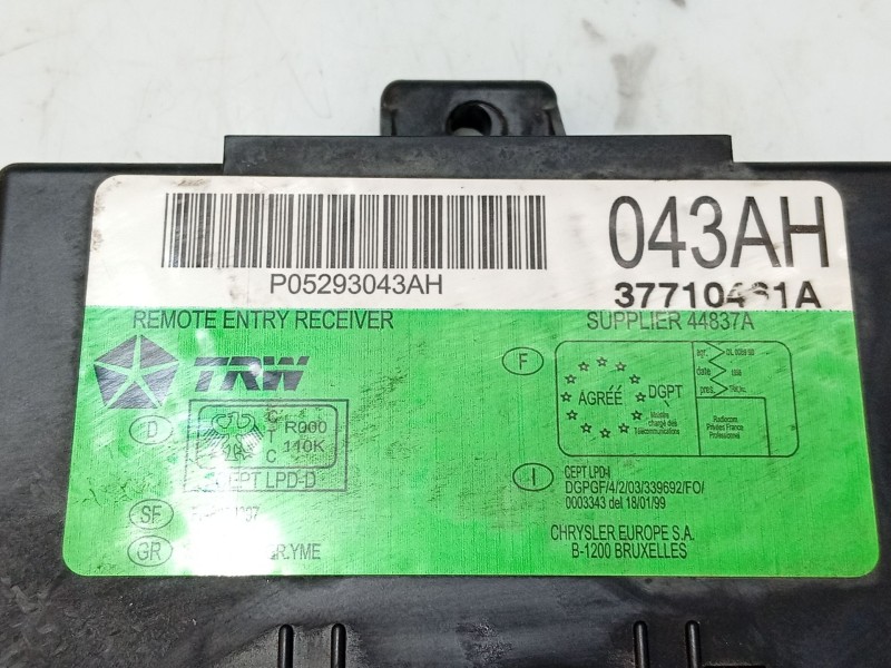 Recambio de modulo confort para chrysler pt cruiser (pt) 2.0 16v cat referencia OEM IAM   