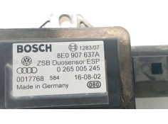 Recambio de modulo electronico para audi a4 b6 (8e2) 2.0 referencia OEM IAM 8E0907637A  0265005245 2