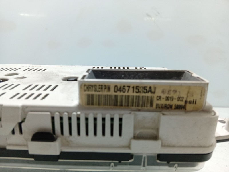 Recambio de cuadro instrumentos para chrysler pt cruiser (pt) 2.0 16v cat referencia OEM IAM   