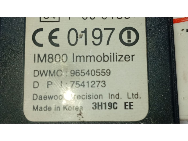 Recambio de modulo electronico para daewoo kalos (klas) 1.2 referencia OEM IAM 96540559  